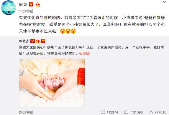 谢娜试管婴儿谢娜试管婴儿在哪里生的