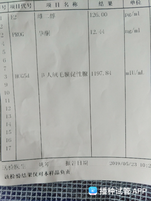 试管婴儿14天hcg值(人授14天hcg多少正常)
