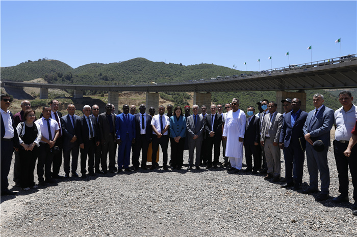 跨撒哈拉建设委员会参观中企在阿工程项目