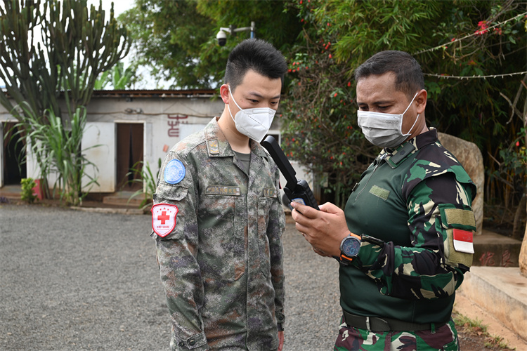 中国第25批刚果（金）维和医疗分队通过任务期内最后一次装备核查
