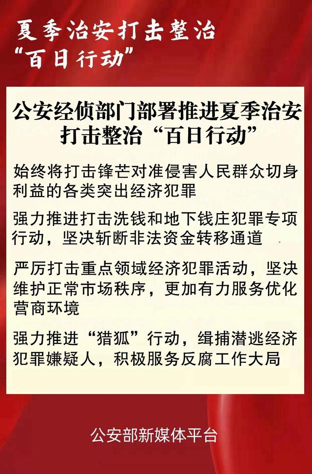 公安经侦部门强力推进打击洗钱和地下钱庄犯罪专项行动