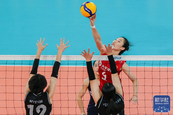 奥运新周期 中国再出发丨四战全胜排名小组第一 中国女排晋级亚洲杯八强