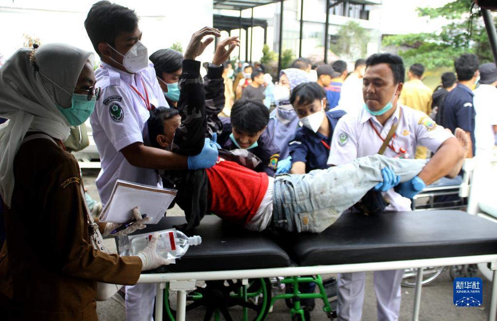 印尼西爪哇省地震死亡人数升至162人