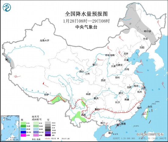 冷空气影响华南 全国大部地区天气晴好