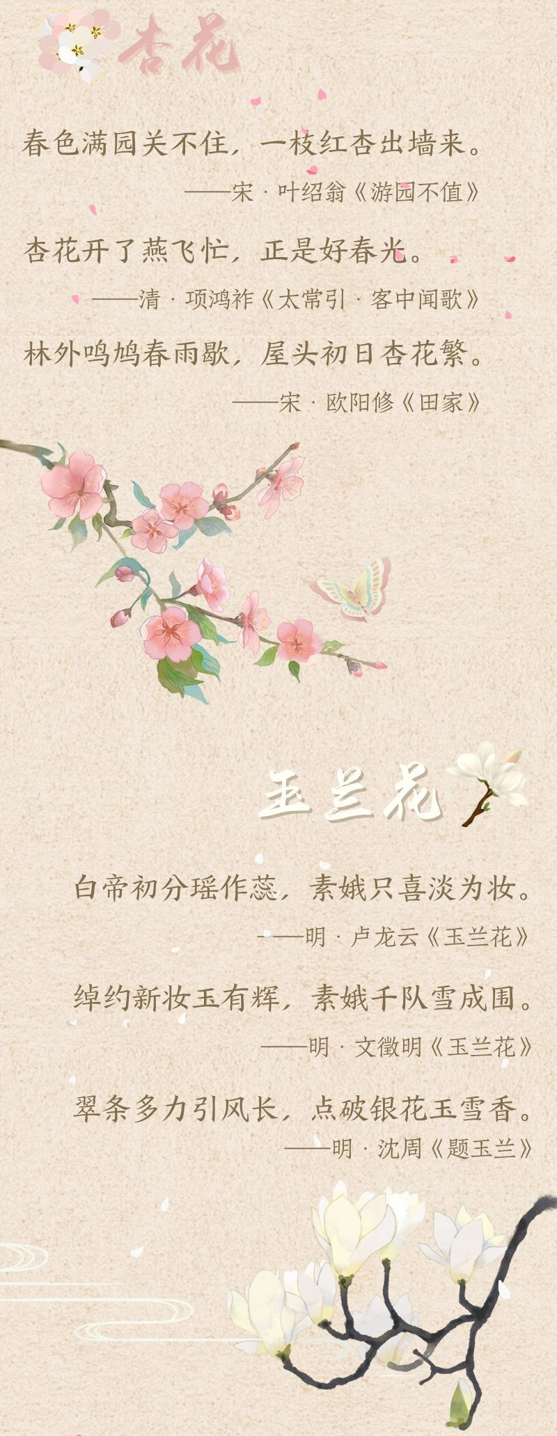 春色满园关不住：看古人笔下的浪漫春花