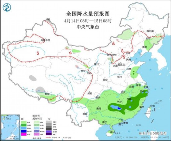 北方地区有大风沙尘天气 江南华南有中到大雨