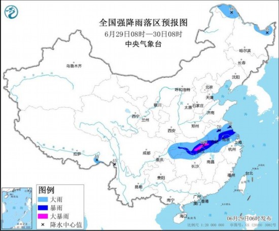 黄淮江淮等地有强降水强对流 华北等地将出现持续高温