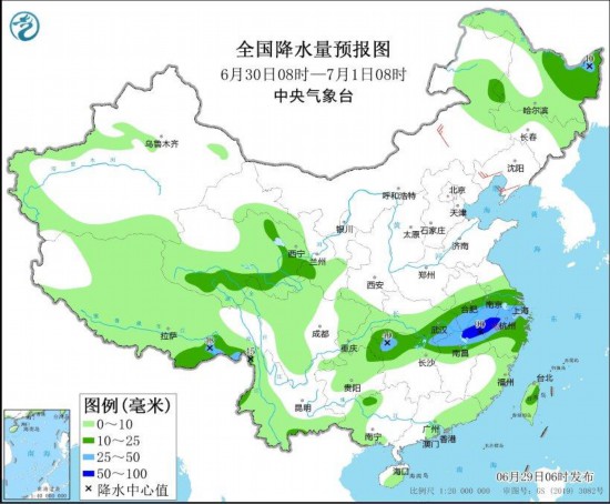 黄淮江淮等地有强降水强对流 华北等地将出现持续高温