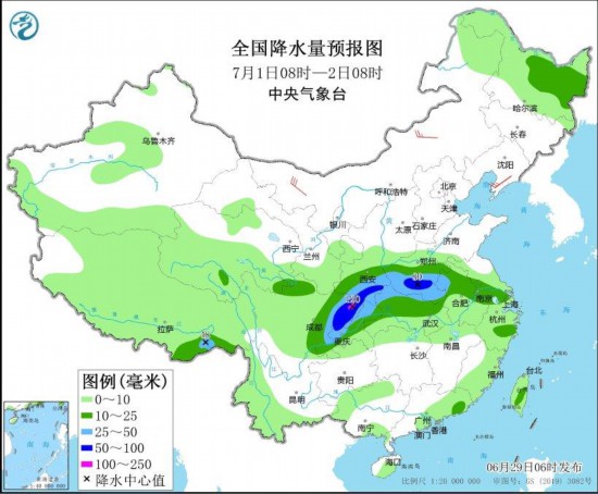 黄淮江淮等地有强降水强对流 华北等地将出现持续高温