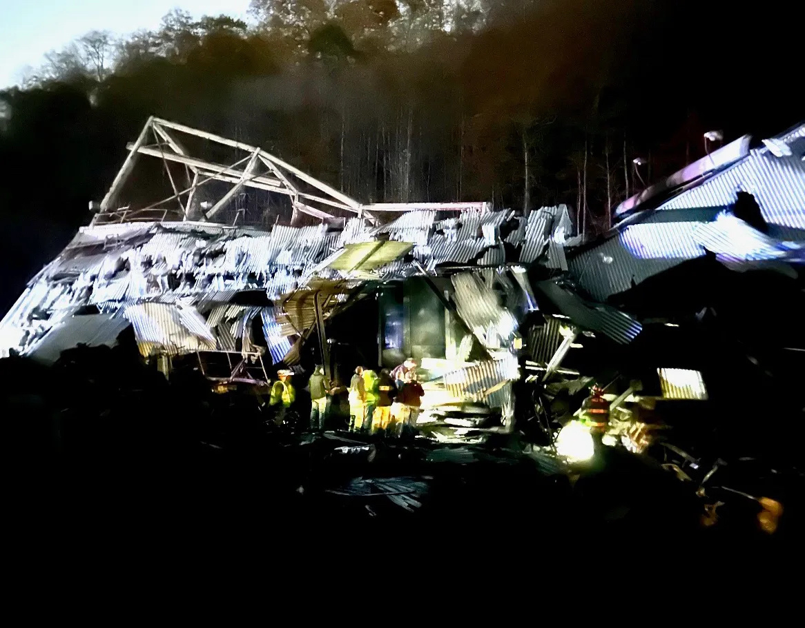 美国肯塔基州燃煤电厂倒塌事件已致1人身亡