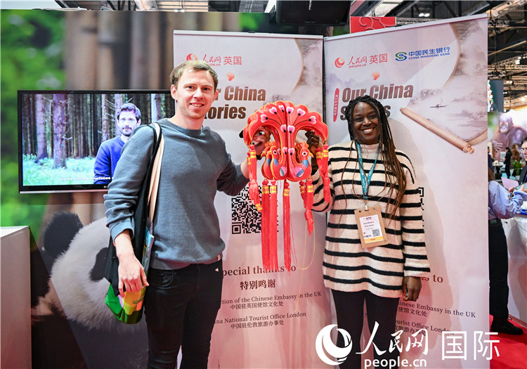 伦敦世界旅游交易会中国展区受观众热捧            