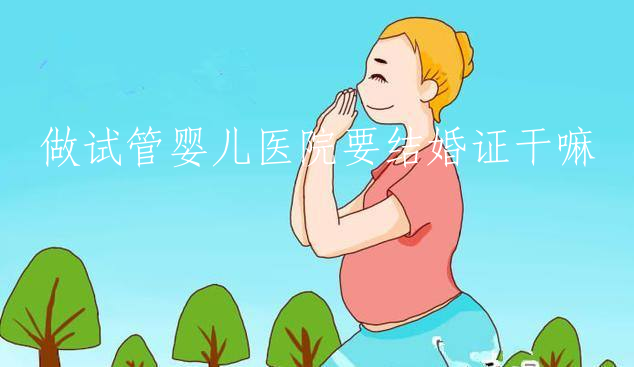 做试管婴儿医院要结婚证干嘛(做试管婴儿没有结婚证)